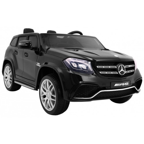 Mercedes AMG GLS63 Dětská baterie do auta černá + lakovaná + 4x4 + přívod vzduchu