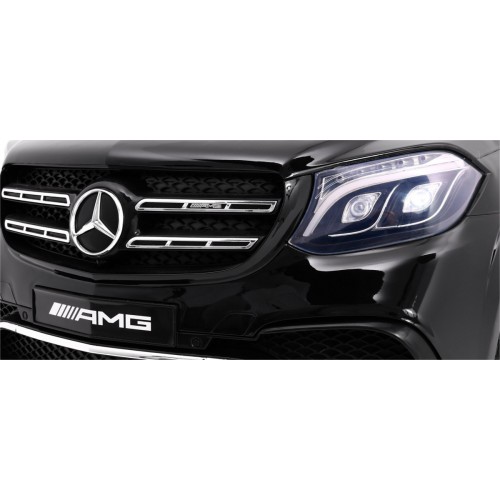 Mercedes AMG GLS63 Dětská baterie do auta černá + lakovaná + 4x4 + přívod vzduchu