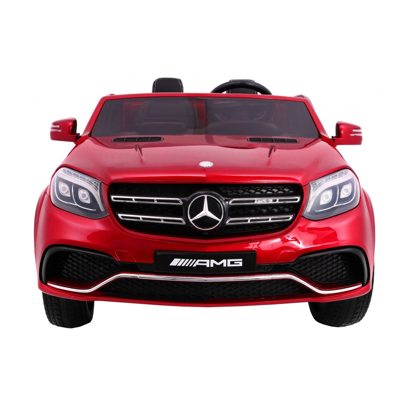 Mercedes AMG GLS63 Dětská baterie auto červená + lakovaná + 4x4 + přívod vzduchu