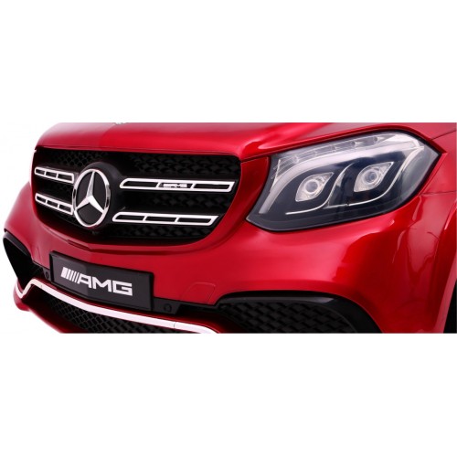 Mercedes AMG GLS63 Dětská baterie auto červená + lakovaná + 4x4 + přívod vzduchu