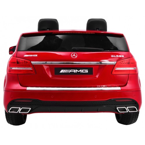 Mercedes AMG GLS63 Dětská baterie auto červená + lakovaná + 4x4 + přívod vzduchu