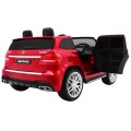Mercedes AMG GLS63 Dětská baterie auto červená + lakovaná + 4x4 + přívod vzduchu