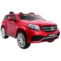Mercedes AMG GLS63 Dětská baterie auto červená + lakovaná + 4x4 + přívod vzduchu