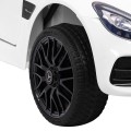 Mercedes Benz GT na baterii pro děti bílá + dálkové ovládání + pomalý start + MP3 LED