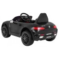 Mercedes Benz GT dětská baterie černá + dálkové ovládání + pomalý start + MP3 LED