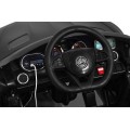 Mercedes Benz GT dětská baterie černá + dálkové ovládání + pomalý start + MP3 LED