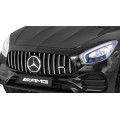 Mercedes Benz GT dětská baterie černá + dálkové ovládání + pomalý start + MP3 LED