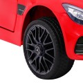 Dětská baterie Mercedes Benz GT červená + dálkové ovládání + pomalý start + MP3 LED