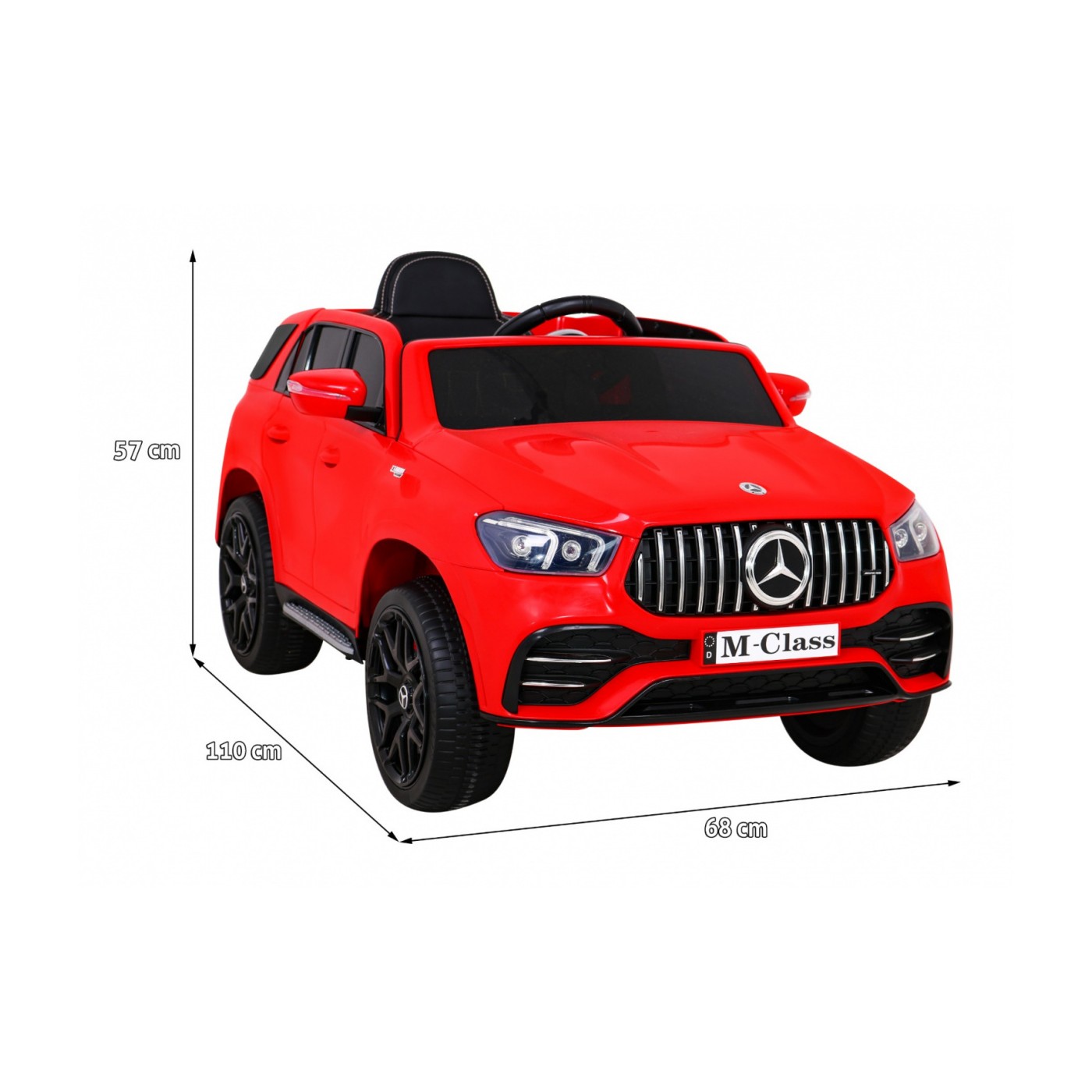 Mercedes BENZ Třída M červená
