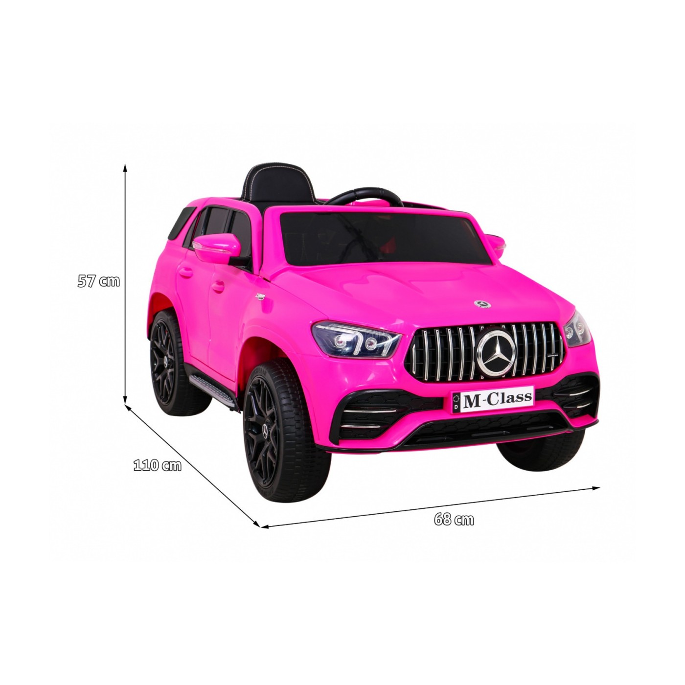 Růžový Mercedes BENZ třídy M