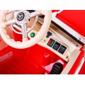 Mercedes Benz Retro 540A Dětská červená + Rodičovský režim + Dálkové ovládání + Audio panel + LED