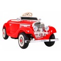 Mercedes Benz Retro 540A Dětská červená + Rodičovský režim + Dálkové ovládání + Audio panel + LED