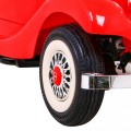 Mercedes Benz Retro 540A Dětská červená + Rodičovský režim + Dálkové ovládání + Audio panel + LED