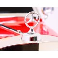 Mercedes Benz Retro 540A Dětská červená + Rodičovský režim + Dálkové ovládání + Audio panel + LED