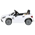 Mercedes Benz SLC300 Dětská baterie do auta Bílá MP3 zvuková světla Dálkové ovládání Pomalý start