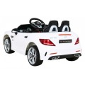 Mercedes Benz SLC300 Dětská baterie do auta Bílá MP3 zvuková světla Dálkové ovládání Pomalý start