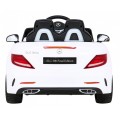 Mercedes Benz SLC300 Dětská baterie do auta Bílá MP3 zvuková světla Dálkové ovládání Pomalý start