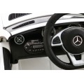 Mercedes Benz SLC300 Dětská baterie do auta Bílá MP3 zvuková světla Dálkové ovládání Pomalý start