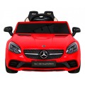Mercedes Benz SLC300 Dětská baterie Auto Červená MP3 Zvukové světla Dálkové ovládání Pomalý start