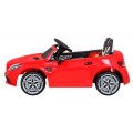 Mercedes Benz SLC300 Dětská baterie Auto Červená MP3 Zvukové světla Dálkové ovládání Pomalý start