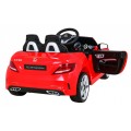 Mercedes Benz SLC300 Dětská baterie Auto Červená MP3 Zvukové světla Dálkové ovládání Pomalý start