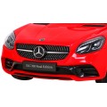 Mercedes Benz SLC300 Dětská baterie Auto Červená MP3 Zvukové světla Dálkové ovládání Pomalý start