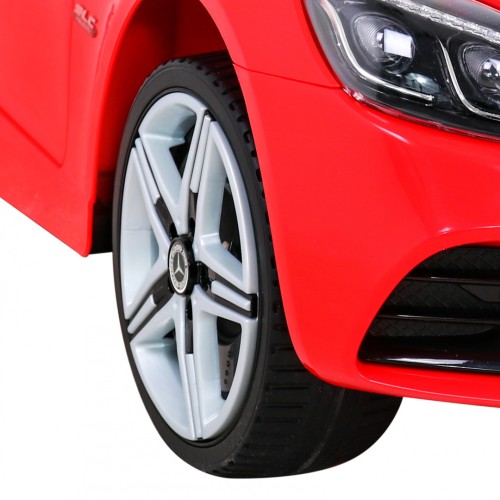 Mercedes Benz SLC300 Dětská baterie Auto Červená MP3 Zvukové světla Dálkové ovládání Pomalý start