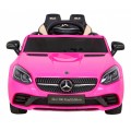 Mercedes Benz SLC300 Dětská baterie Auto Růžový zvuk Světla MP3 Dálkové ovládání Pomalý start