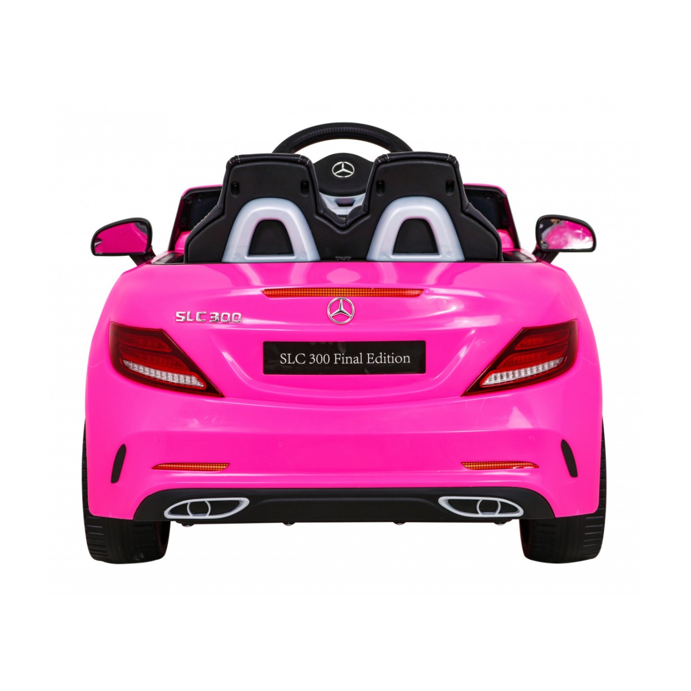 Mercedes Benz SLC300 Dětská baterie Auto Růžový zvuk Světla MP3 Dálkové ovládání Pomalý start