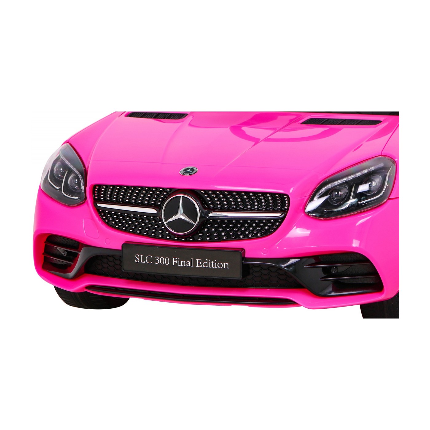 Mercedes Benz SLC300 Dětská baterie Auto Růžový zvuk Světla MP3 Dálkové ovládání Pomalý start