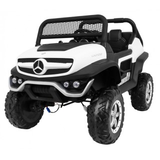 Mercedes BENZ UNIMOG Vozidlo Bílá