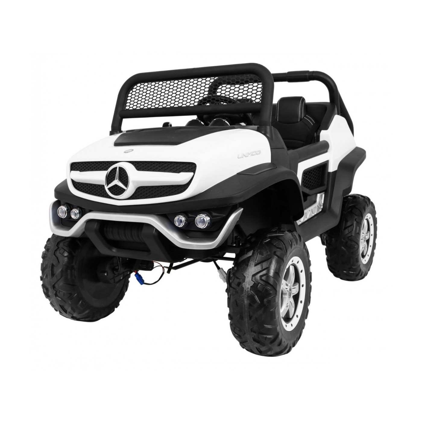Mercedes BENZ UNIMOG Vozidlo Bílá