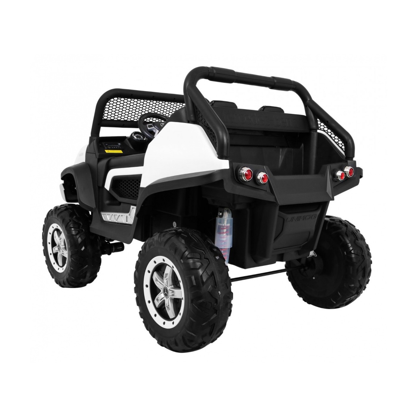 Mercedes BENZ UNIMOG Vozidlo Bílá