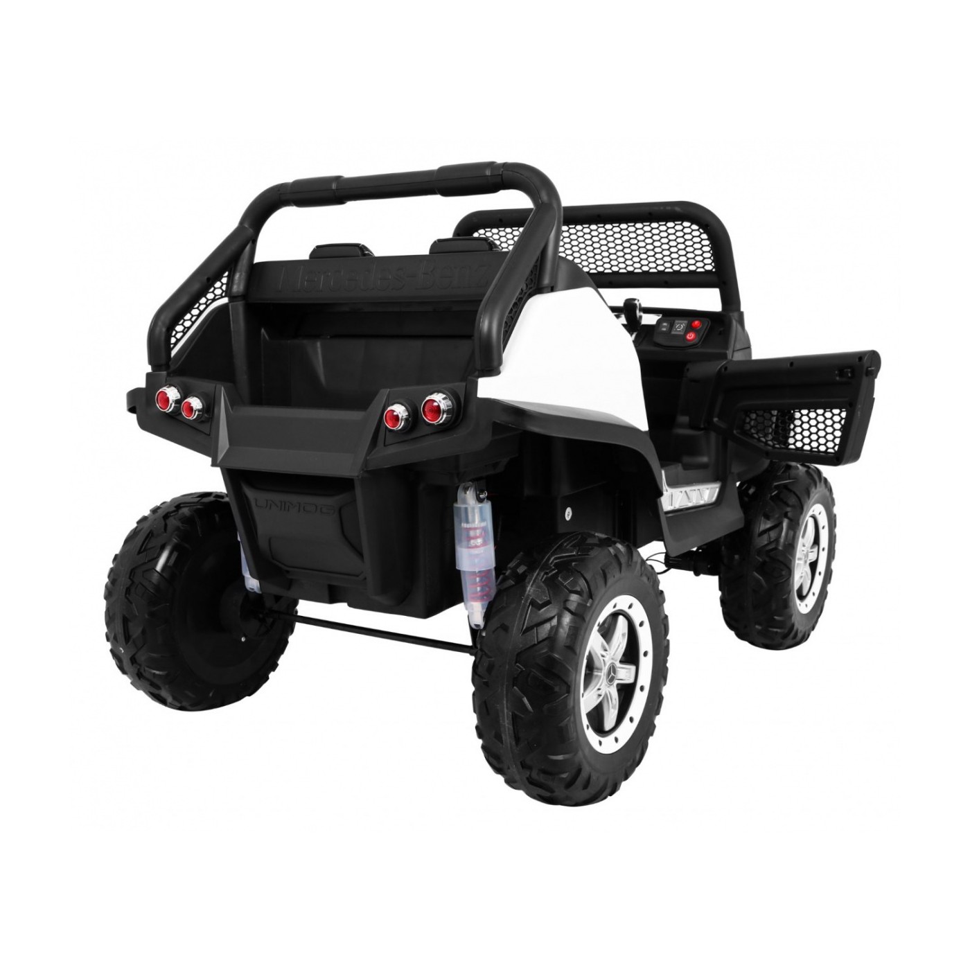 Mercedes BENZ UNIMOG Vozidlo Bílá