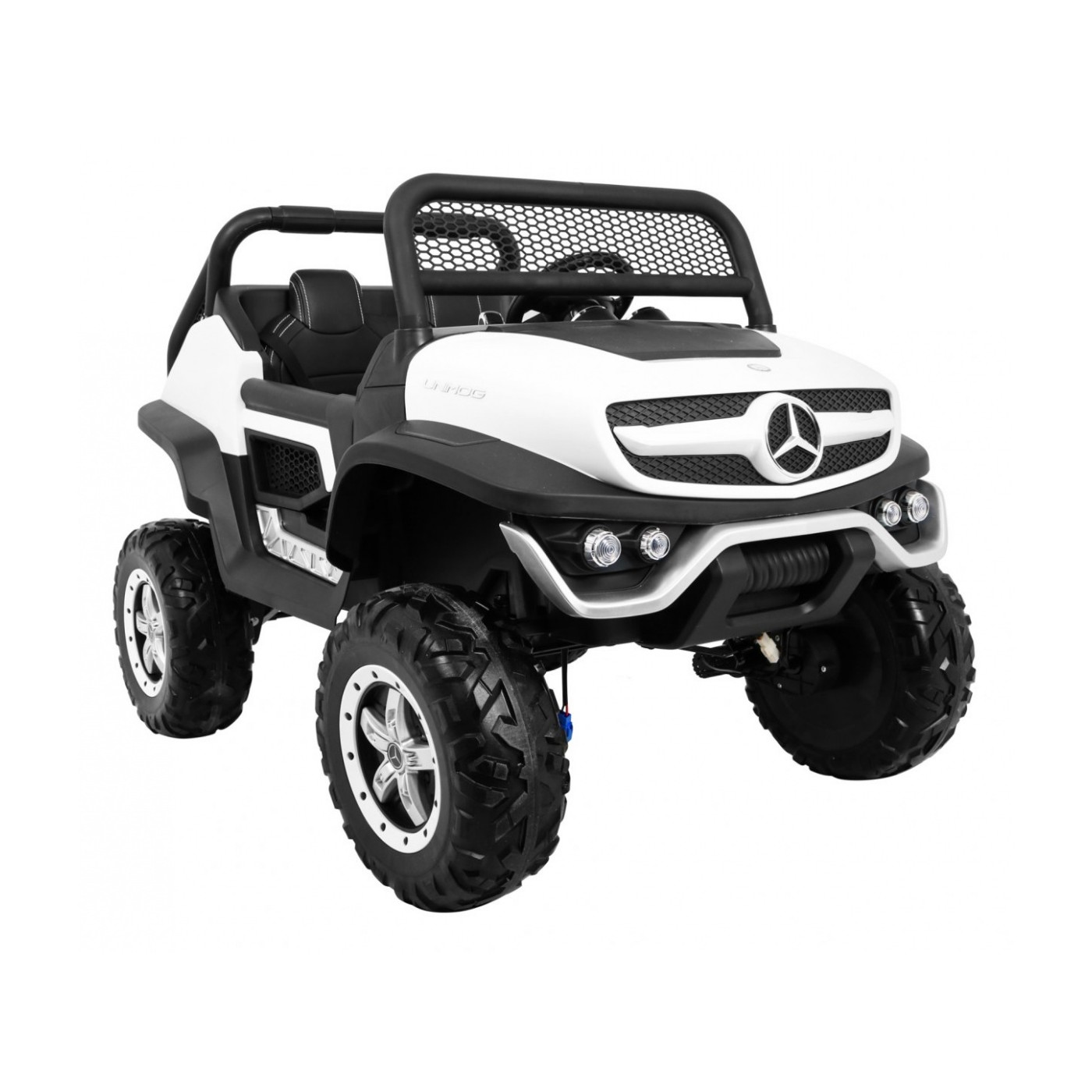 Mercedes BENZ UNIMOG Vozidlo Bílá
