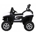 Mercedes Benz Unimog Děti Bílá Pohon 4x4 Dálkový Kufr Pomalý Start MP3 LED