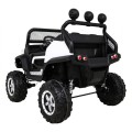 Mercedes Benz Unimog Děti Bílá Pohon 4x4 Dálkový Kufr Pomalý Start MP3 LED