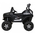 Mercedes Benz Unimog Kids černý 4x4 Drive Remote Trunk Slow Start MP3 LED