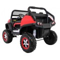 Mercedes Benz Unimog Kids červená 4x4 Drive Remote Trunk Slow Start MP3 LED