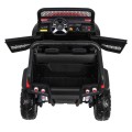 Mercedes Benz Unimog Kids červená 4x4 Drive Remote Trunk Slow Start MP3 LED