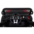 Mercedes Benz Unimog Děti Off-Road červená Naped 4x4 Dálkové ovládání Kufr Pomalý Start MP3 LED