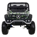 Dětský lak Mercedes Benz Unimog Moro Naped 4x4 dálkové ovládání kufr pomalý start rádio MP3 LED