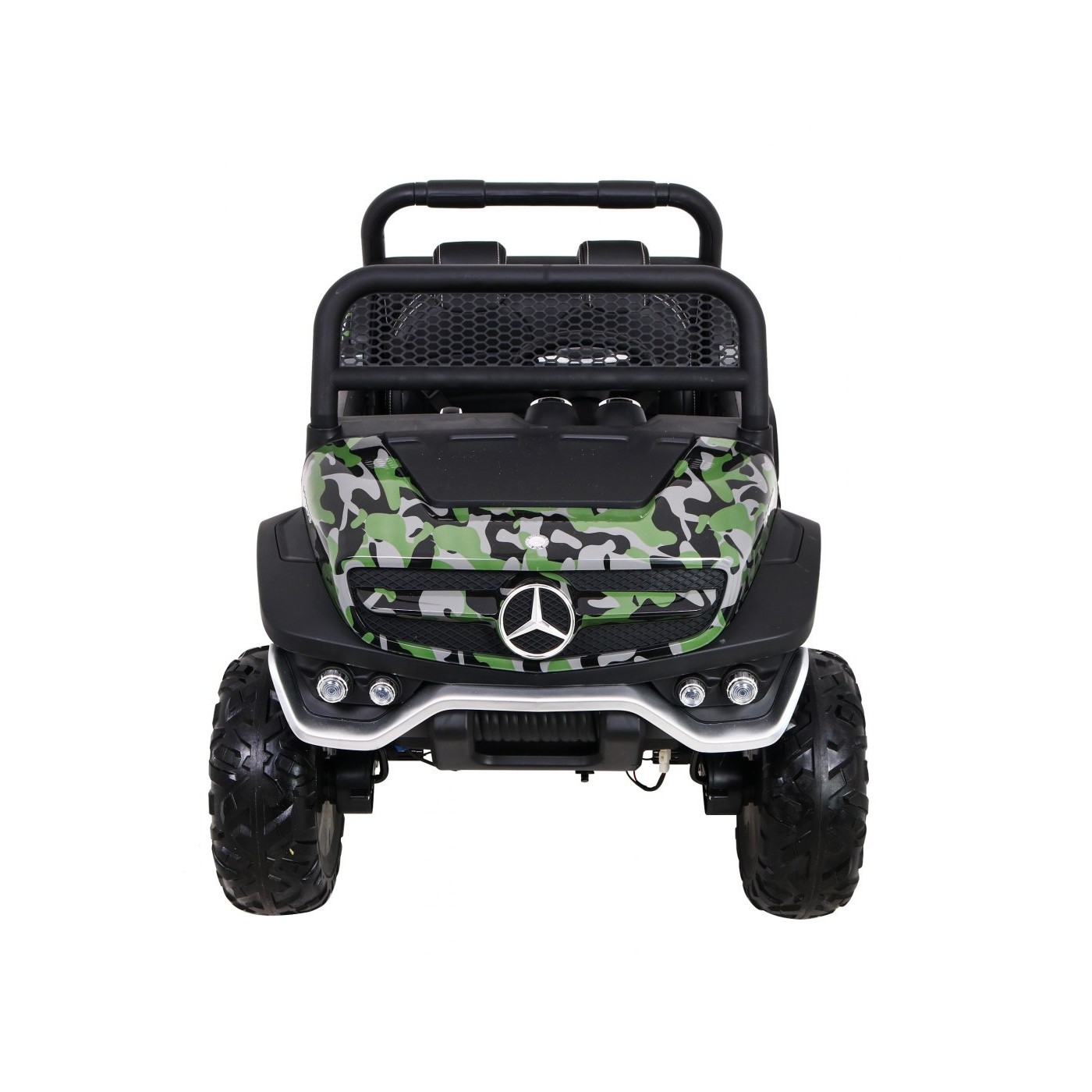 Dětský lak Mercedes Benz Unimog Moro Naped 4x4 dálkové ovládání kufr pomalý start rádio MP3 LED