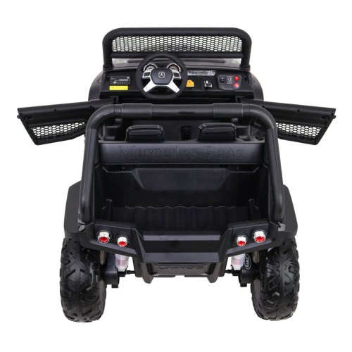 Dětský lak Mercedes Benz Unimog Moro Naped 4x4 dálkové ovládání kufr pomalý start rádio MP3 LED