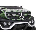 Dětský lak Mercedes Benz Unimog Moro Naped 4x4 dálkové ovládání kufr pomalý start rádio MP3 LED