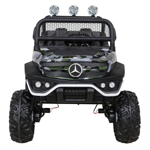 Dětský lak Mercedes Benz Unimog Moro + Naped 4x4 + dálkové ovládání + kufr + start zdarma + MP3 LED