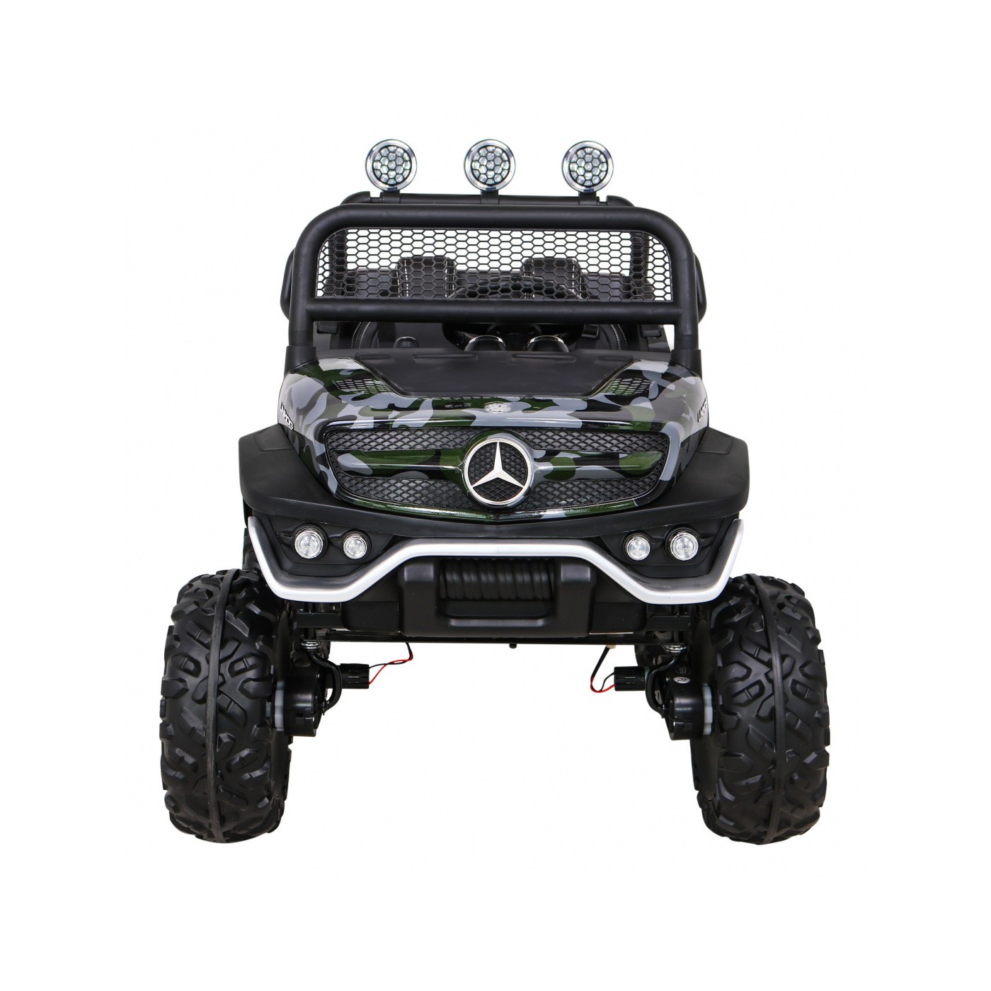 Dětský lak Mercedes Benz Unimog Moro + Naped 4x4 + dálkové ovládání + kufr + start zdarma + MP3 LED