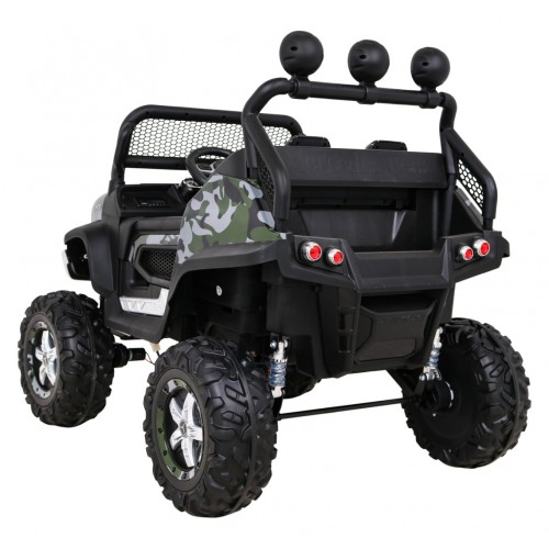 Dětský lak Mercedes Benz Unimog Moro + Naped 4x4 + dálkové ovládání + kufr + start zdarma + MP3 LED