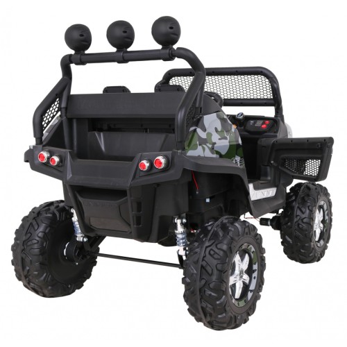 Dětský lak Mercedes Benz Unimog Moro + Naped 4x4 + dálkové ovládání + kufr + start zdarma + MP3 LED