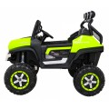 Mercedes Benz Unimog Kids zelená 4x4 Drive Remote Trunk Slow Start MP3 LED